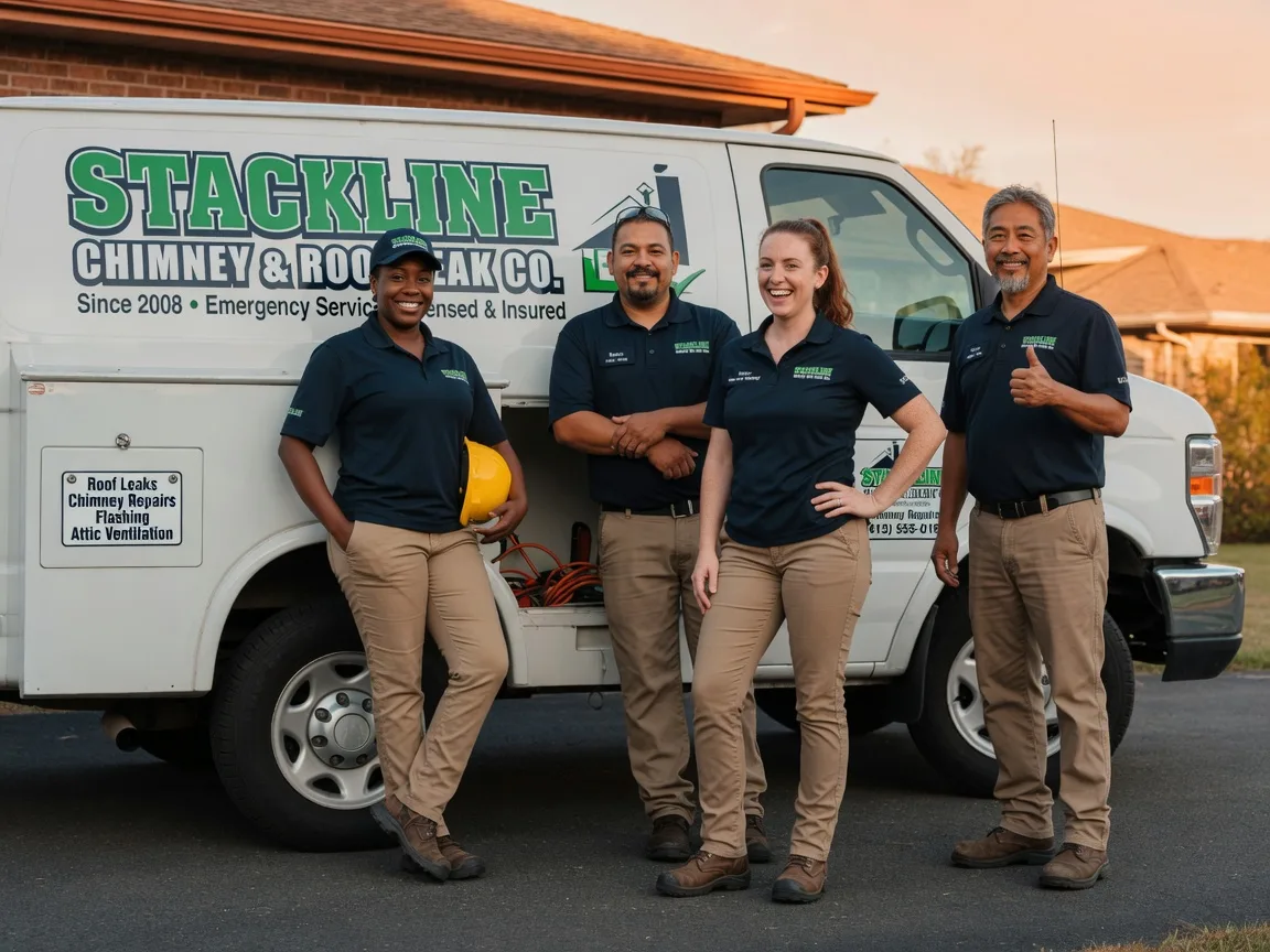 Chimney flashing repair company in Monroe, IA
